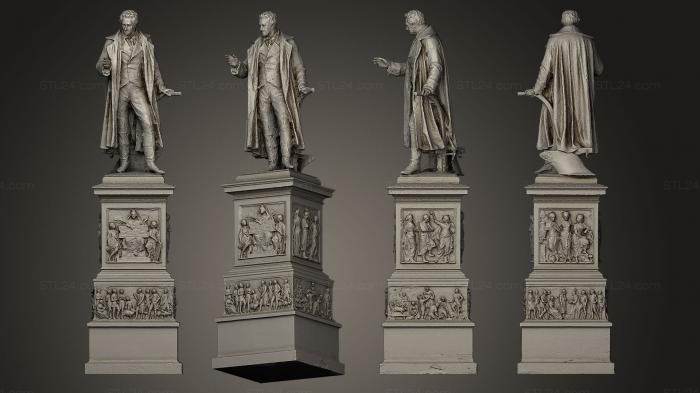 Statues of famous people (Albrecht Thaer, STKC_0138) 3D models for cnc